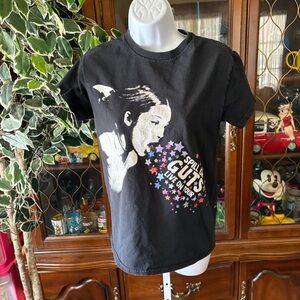 Official Olivia Rodrigo Spill Ur Guts World Tour T-Shirt Black Unisex Size Small